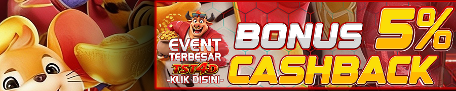 BONUS CASHBACK 5% UP TO 10%